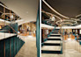 restaurant bar cafe lounge interior design 3d render